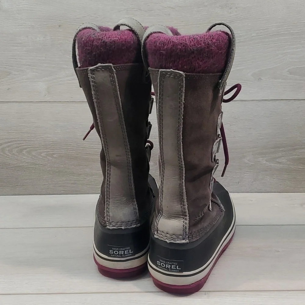 Sorel Women Joan Of Artic Tall Duck Rubber Waterproof Boots shoes sz 7.5